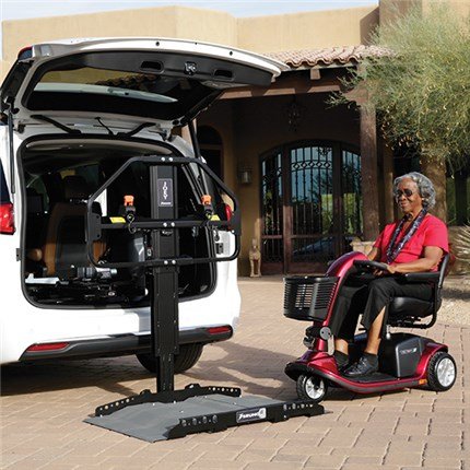 Wheelchair lift and carrier